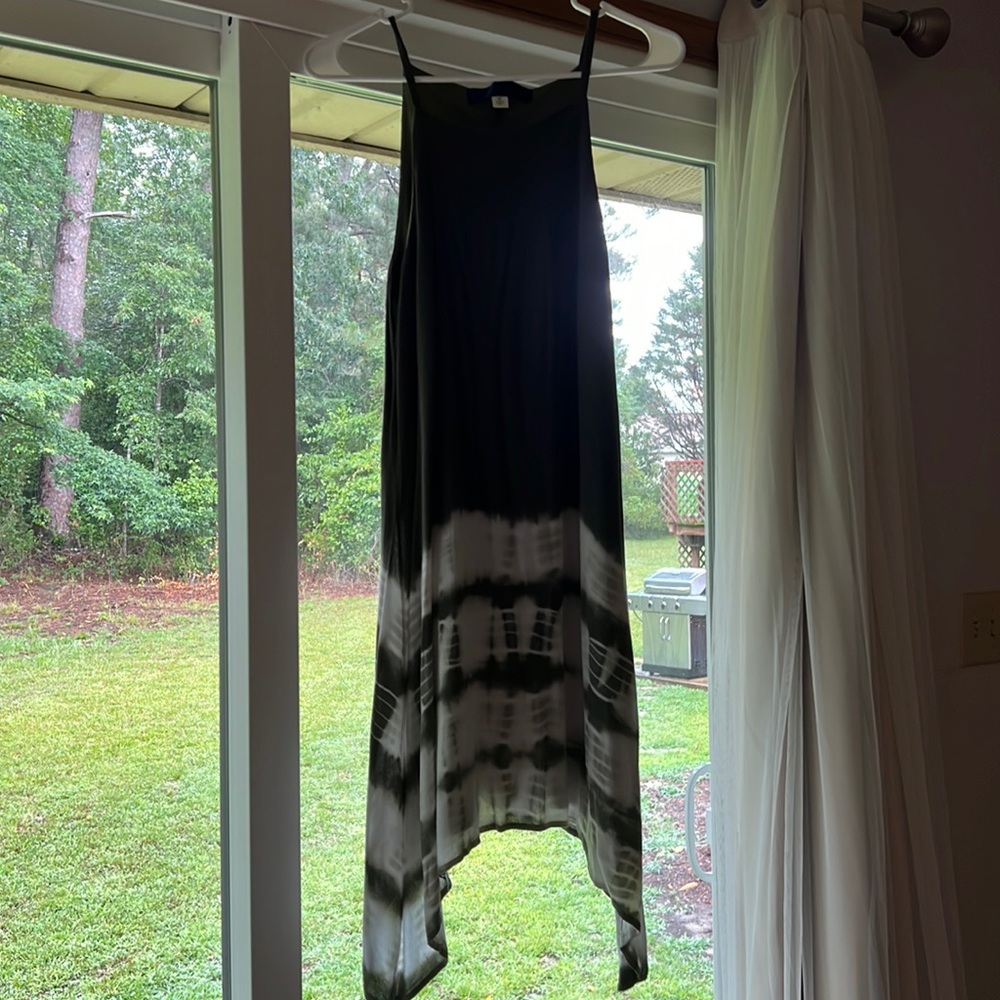 MIDI olive green dress